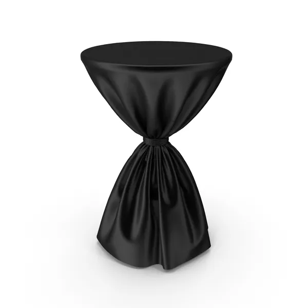 Black Polyester Tablecloth (Cocktail Tables)